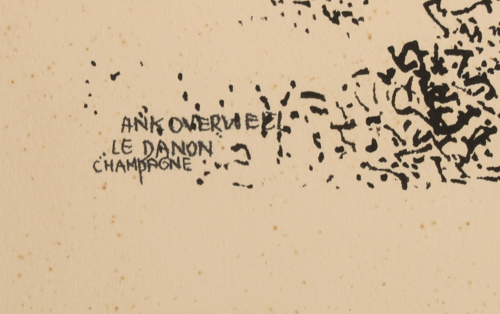 Ank Overweel: Pen en inkt, Le danon champagne kopen? Bied vanaf 1!