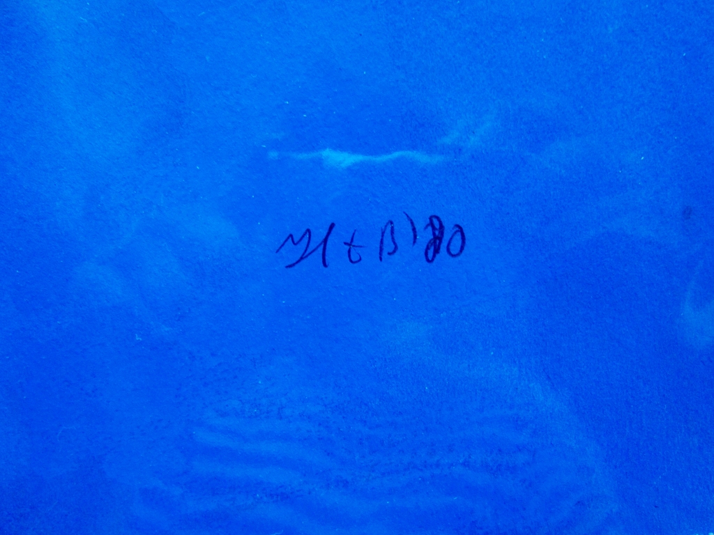 Hans ter Braake - gouache op papier, blauw - 1980 kopen? Bied vanaf 60!