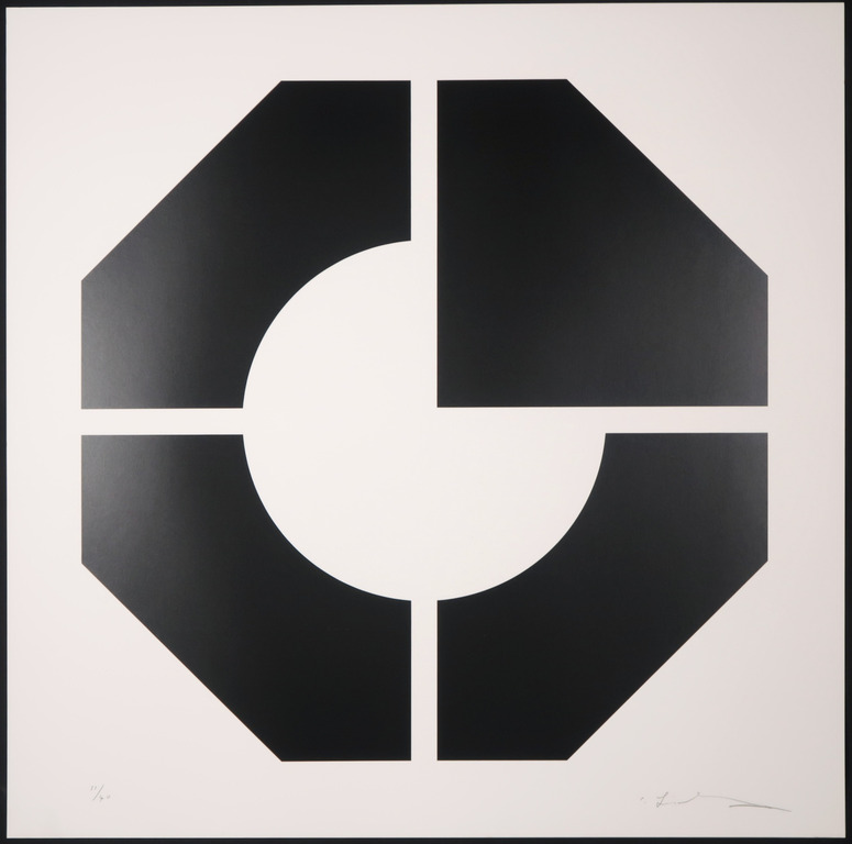 Cyril Lixenberg: Zeefdruk, Geometrische compositie V kopen? Bied vanaf 70!