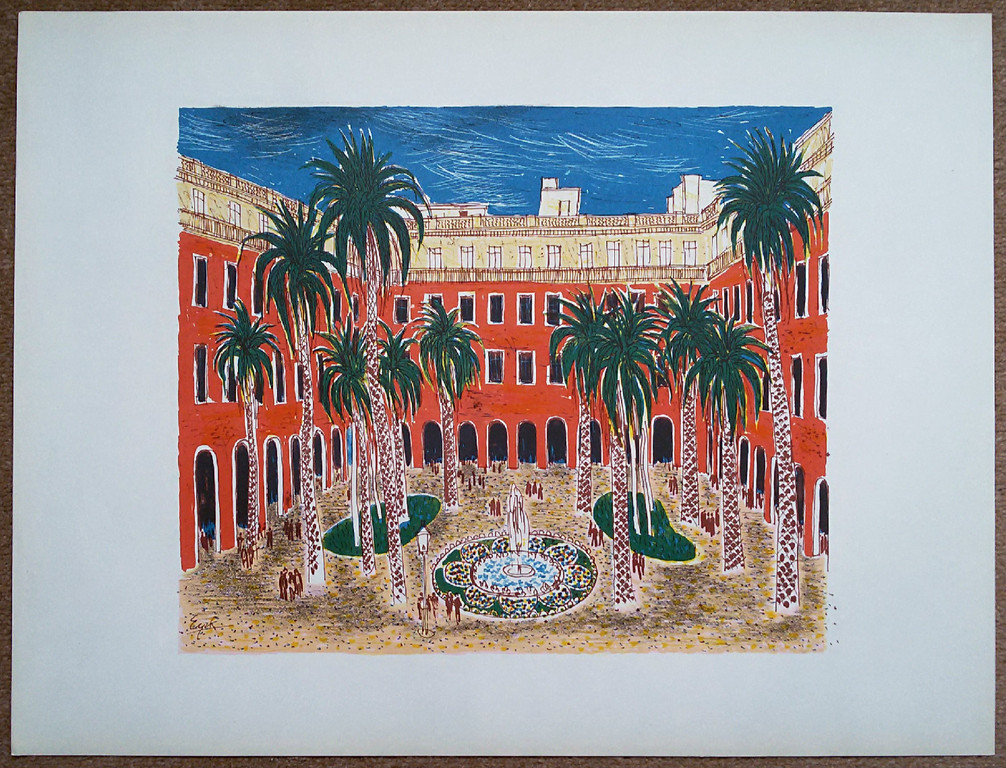 Charles Eyck - Patio, litho kopen? Bied vanaf 40!