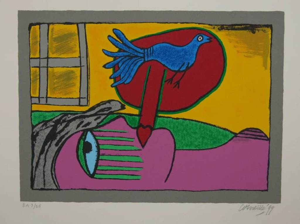 Corneille: Zeefdruk, Regard sur l'oiseau kopen? Bied vanaf 180!