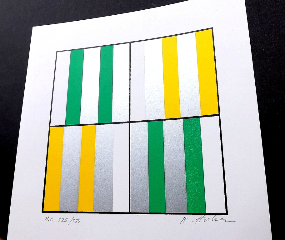 Alexius Huber - gesigneerde Litho - titel: Motiv III kopen? Bied vanaf 1!
