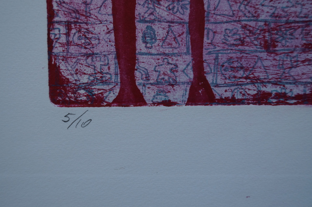 Paula Spoelstra - gesigneerde ets - 2003 kopen? Bied vanaf 1!