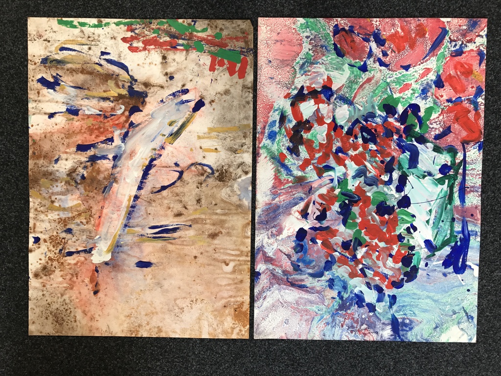 2 X THEO NIERMEIJER, Gemengde technieken/gouache op papier kopen? Bied vanaf 1!