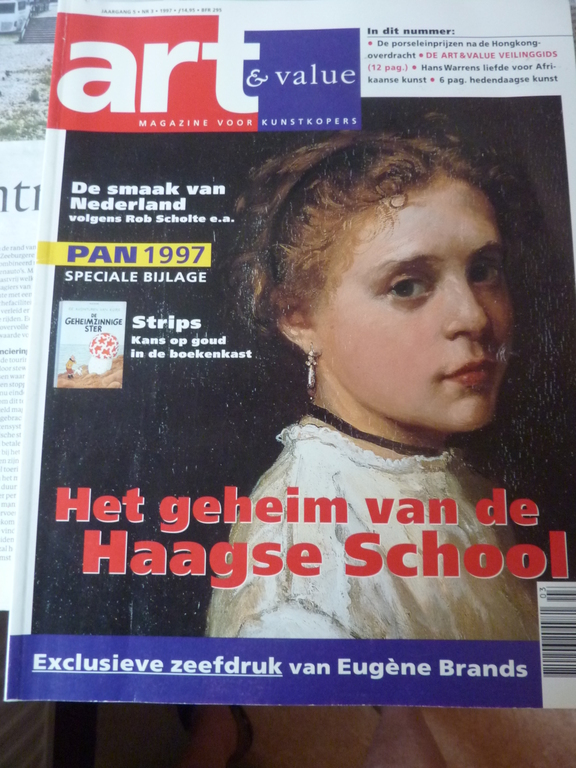 EUGÃ�NE BRANDS - Art & Value zeefdruk "Composition Au Fond Couleur D'ivoire" 1997 kopen? Bied vanaf 350!