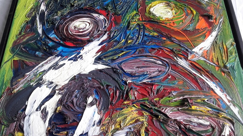 A. Vriens - Acrylverf op linnen - Gesigneerd en ingelijst kopen? Bied vanaf 1!