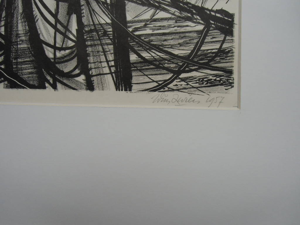 ZONDER TITEL  //  LITHO VAN WIM ZWIERS kopen? Bied vanaf 40!