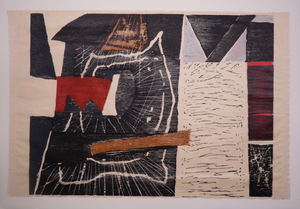 Guillaume le Roy: Houtsnede, Zonder titel kopen? Bied vanaf 35!