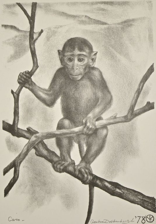 Aart van Dobbenburgh: Litho. Caro kopen? Bied vanaf 1!