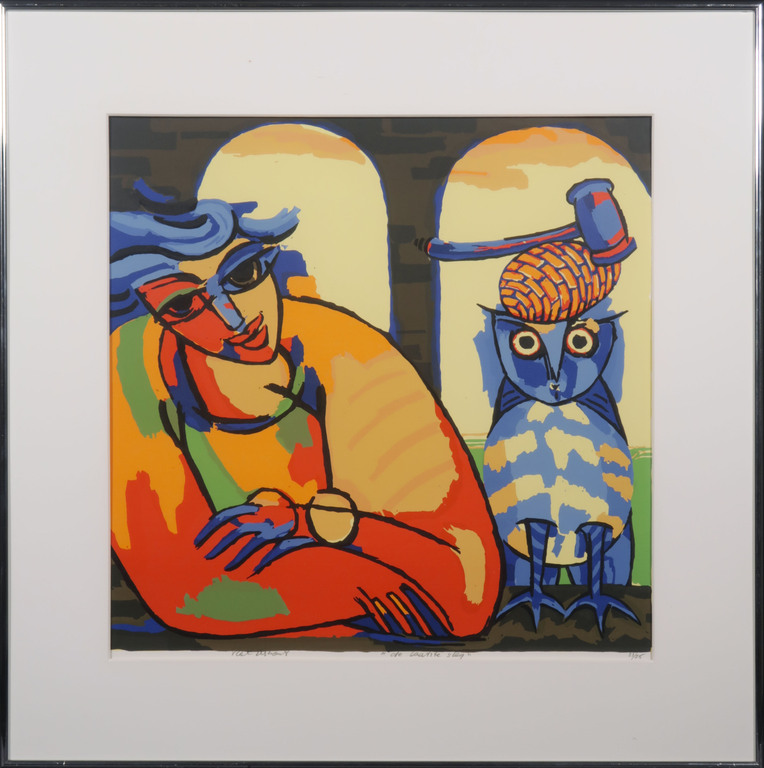 Paul Elshout: Zeefdruk, De laatste slag - Ingelijst kopen? Bied vanaf 1!