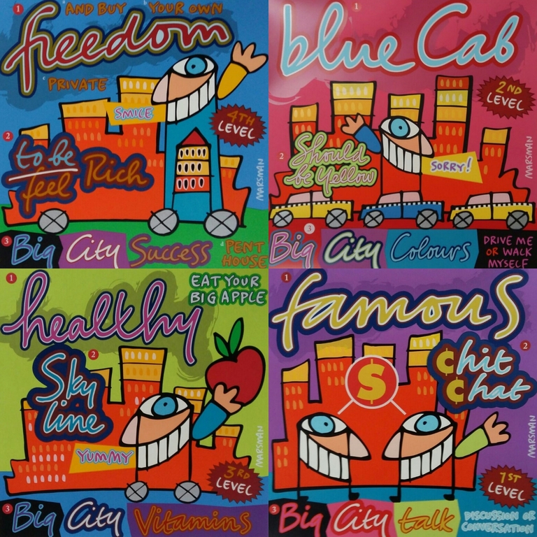 4 zeefdrukken van Jean Paul Marsman - oplage 250 ex. kopen? Bied vanaf 140!