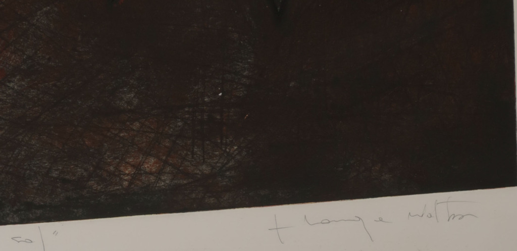 Fernando Lange Walton: Ets, Puerta te sol - Ingelijst (Zeer groot) kopen? Bied vanaf 1!