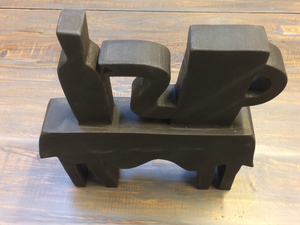 Klaas Gubbels, Stilleven, gebruneerd staal uit 2009 in top conditie kopen? Bied vanaf 1750!