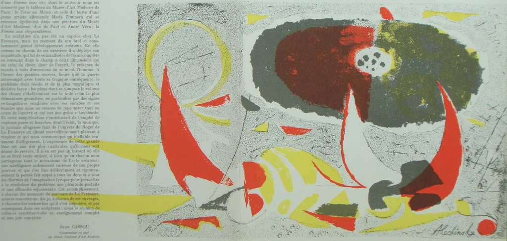 Alechinsky, 2 originele litho's uit 1950 (DLM 32) kopen? Bied vanaf 35!