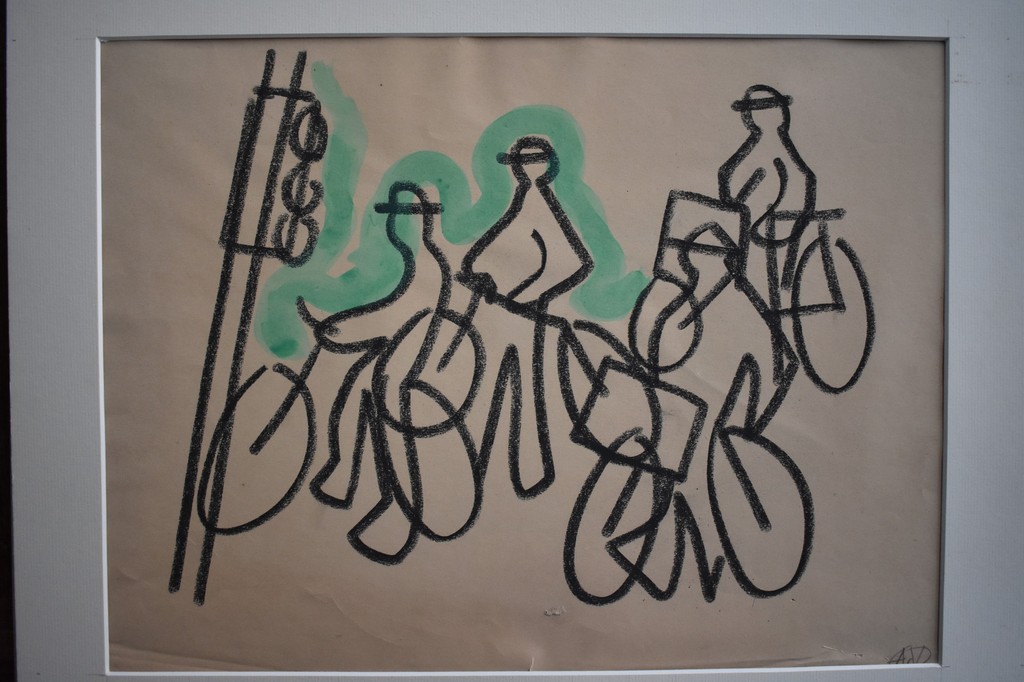 Andre VAN DER VOSSEN (1893-1963), 2x tekening kopen? Bied vanaf 1!