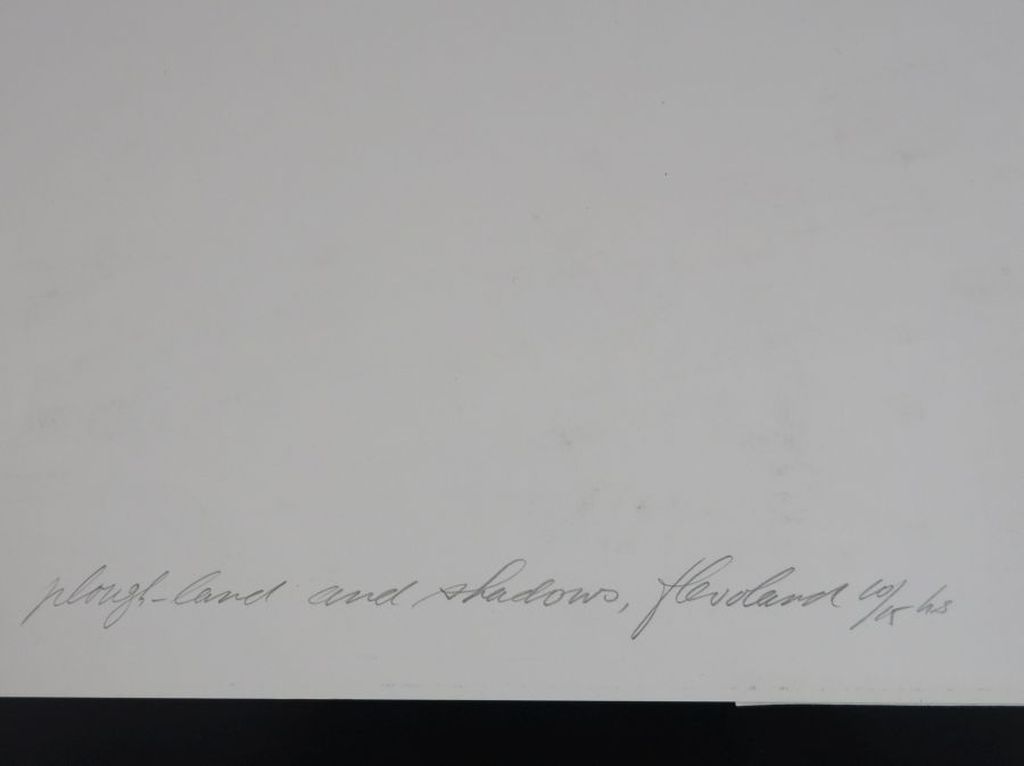 Ger Dekkers: Offset, Plough-land and shadows, Flevoland kopen? Bied vanaf 40!