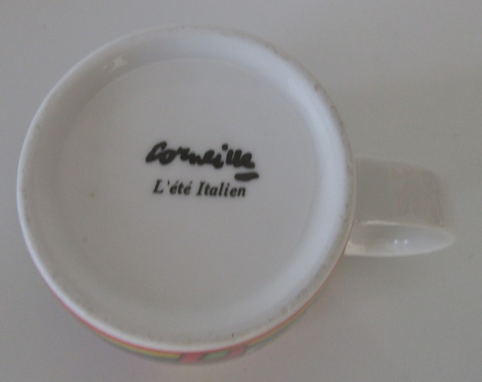 Corneille - Twee bekers met oor L'été Italien kopen? Bied vanaf 1!