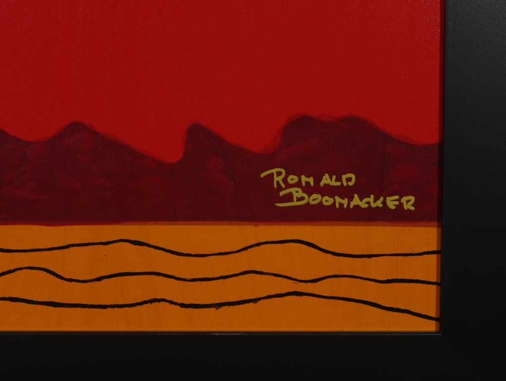 Ronald Boonacker: Zeefdruk op paneel, Il Belpaese I - Ingelijst kopen? Bied vanaf 50!