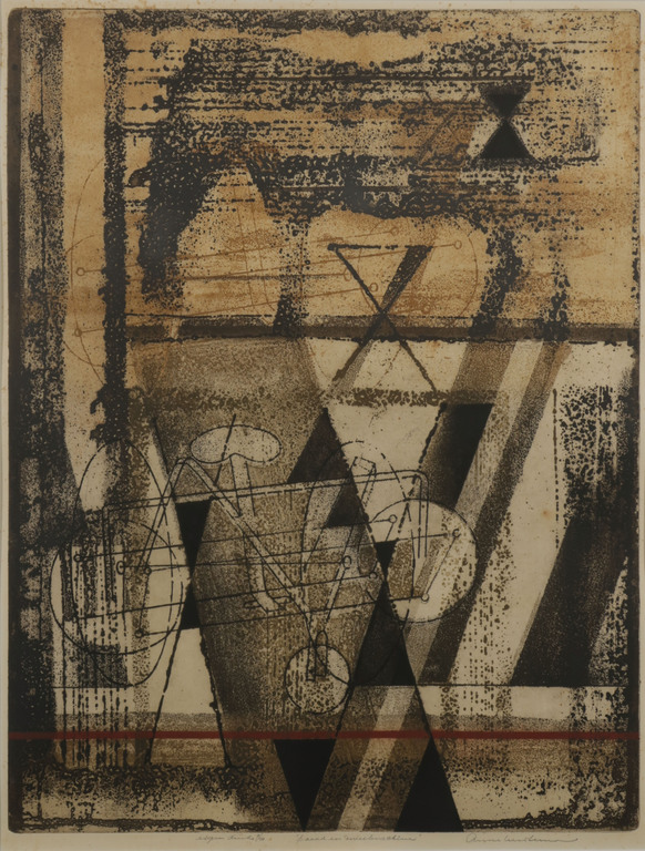 Anne Huitema: Ets, Paard en zuivelmachine - Ingelijst kopen? Bied vanaf 1!