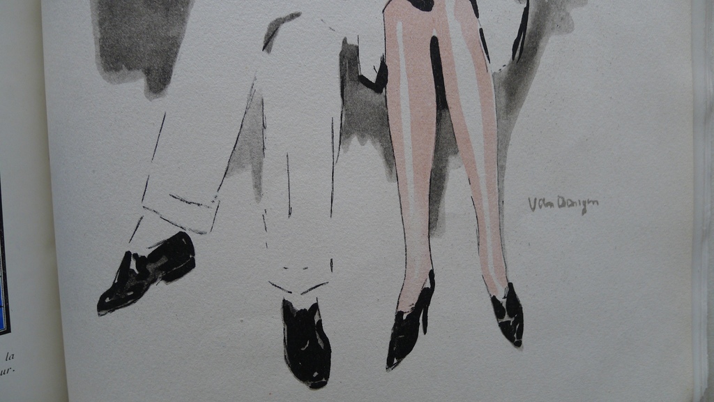 Kees van Dongen,Lithografie,Les Chaussures Cécil" +/ in tijdschrift. kopen? Bied vanaf 200!