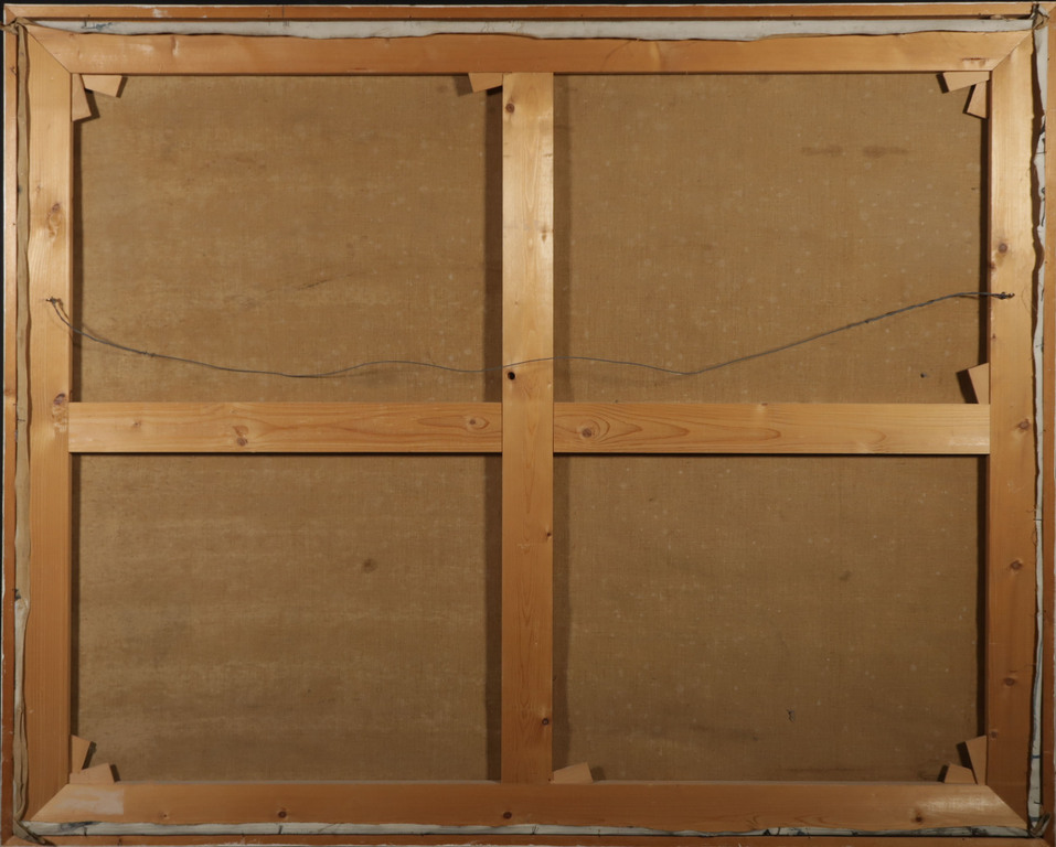 Eduard Flor: Olieverf op Doek, Branding - Ingelijst (Groot) kopen? Bied vanaf 850!