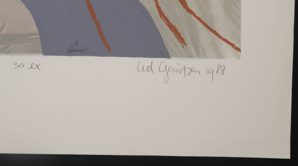 Ad Gerritsen: Zeefdruk, De lach kopen? Bied vanaf 1!