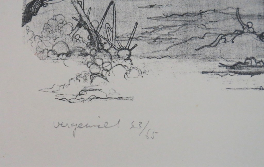 Dirkje Kuik: Litho, Vergezicht kopen? Bied vanaf 50!