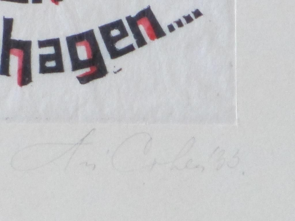 Fré Cohen, In de Menschen een Welbehagen, Houtsnede kopen? Bied vanaf 25!