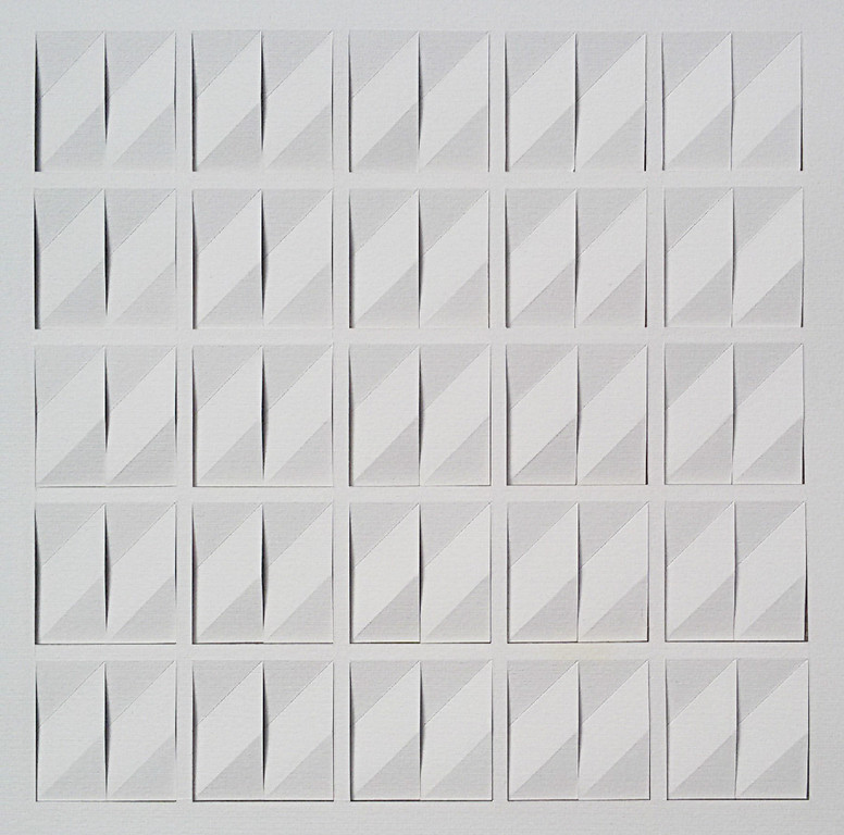 Marijke van Epen - Geometrisch abstract, papier kopen? Bied vanaf 50!