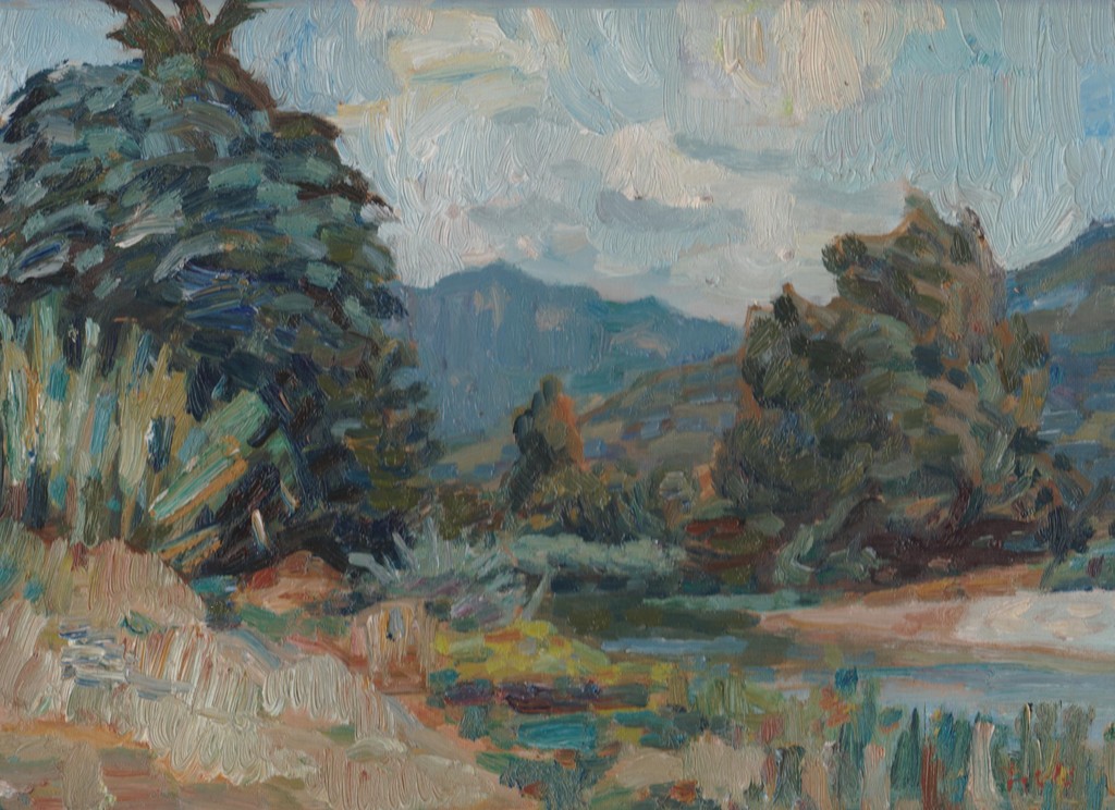 Hans van Norden, olieverf op paneel, 1961 verkocht voor € 80!