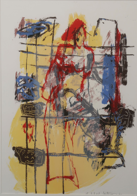 Robbert Fortgens: Zeefdruk, Z.T. - Ingelijst kopen? Bied vanaf 35!