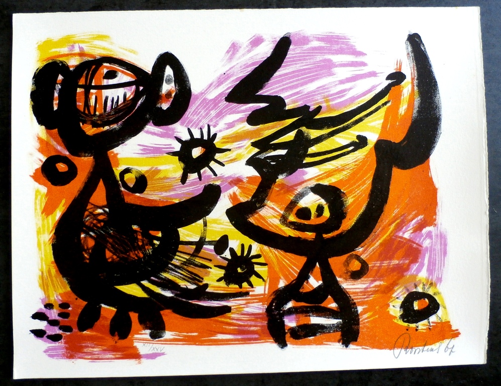 Anton Rooskens - litho 4 - 1967 kopen? Bied vanaf 295!