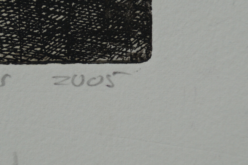 Jan Pieter van den Bos- gesigneerde ets - 2005 kopen? Bied vanaf 10!