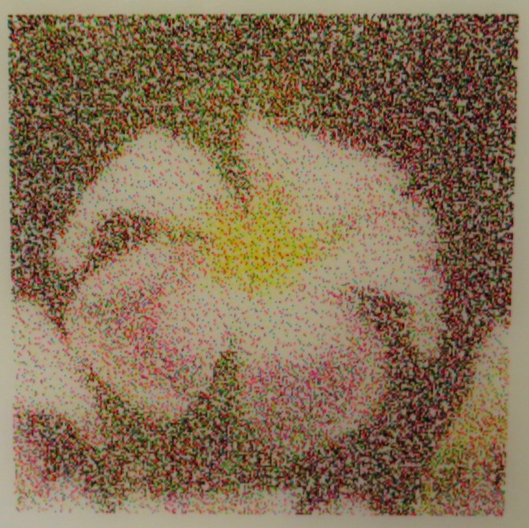 Dick Donker: Zeefdruk en epoxyhars op paneel, Zonder titel kopen? Bied vanaf 1!