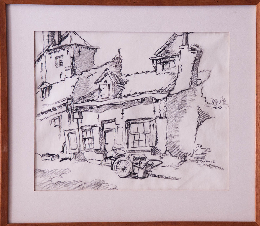 Sebo Detmers - Sebo Detmers,Tekening Vispoort Harderwijk kopen? Bied vanaf 65!