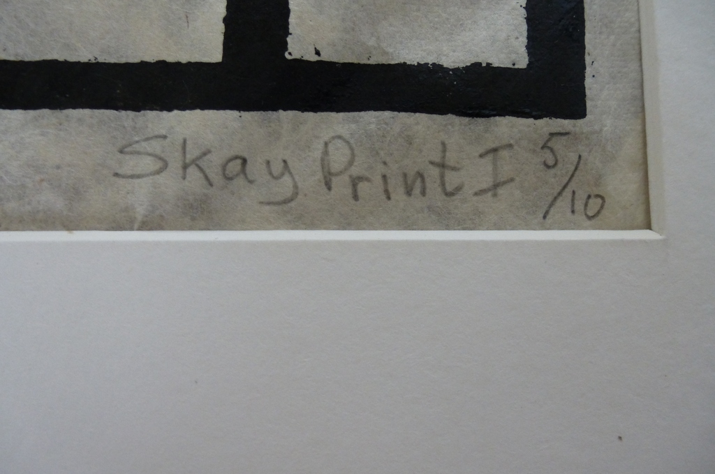 Hanneke Kooij, Skay print, 1986, handgesigneerd kopen? Bied vanaf 1!