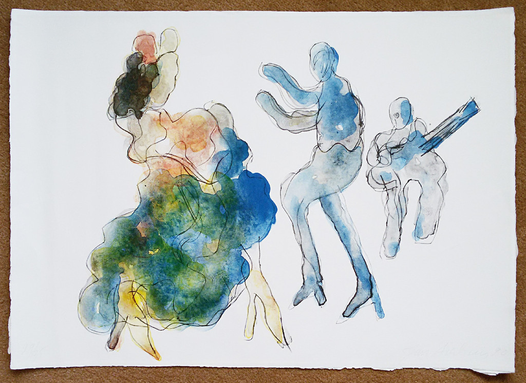 Jan Sierhuis - Flamenco, litho kopen? Bied vanaf 30!