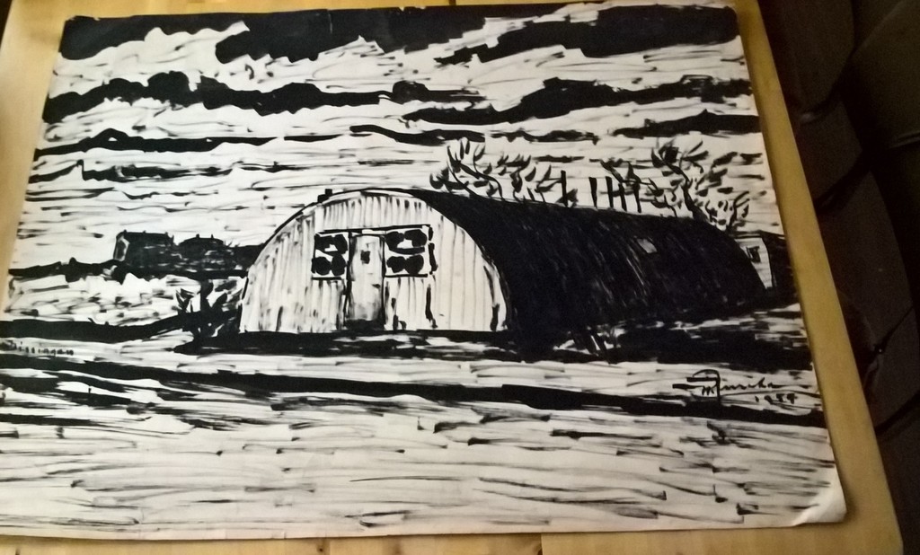 Jurcka Willem, tekening, vlissingen loods verkocht voor € 75!