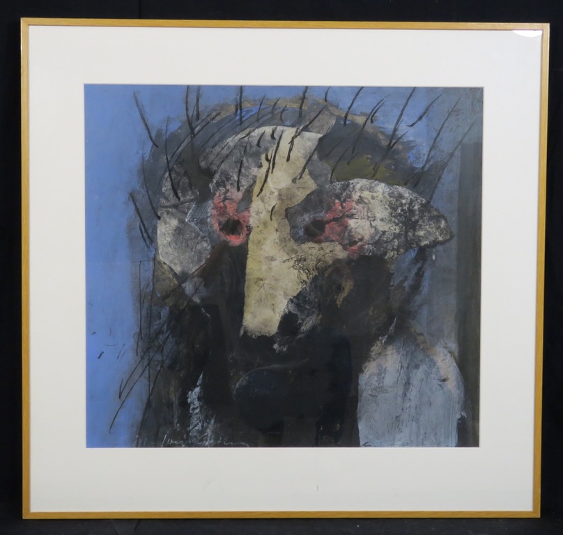 Joep Goeting: Gem.techniek, Spaanse held - Ingelijst verkocht voor € 50!