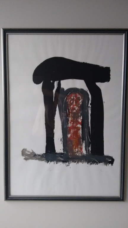 Serge Vandercam, gesigneerde grote litho, oplage slechts 20 stuks + lijst verkocht voor € 150!