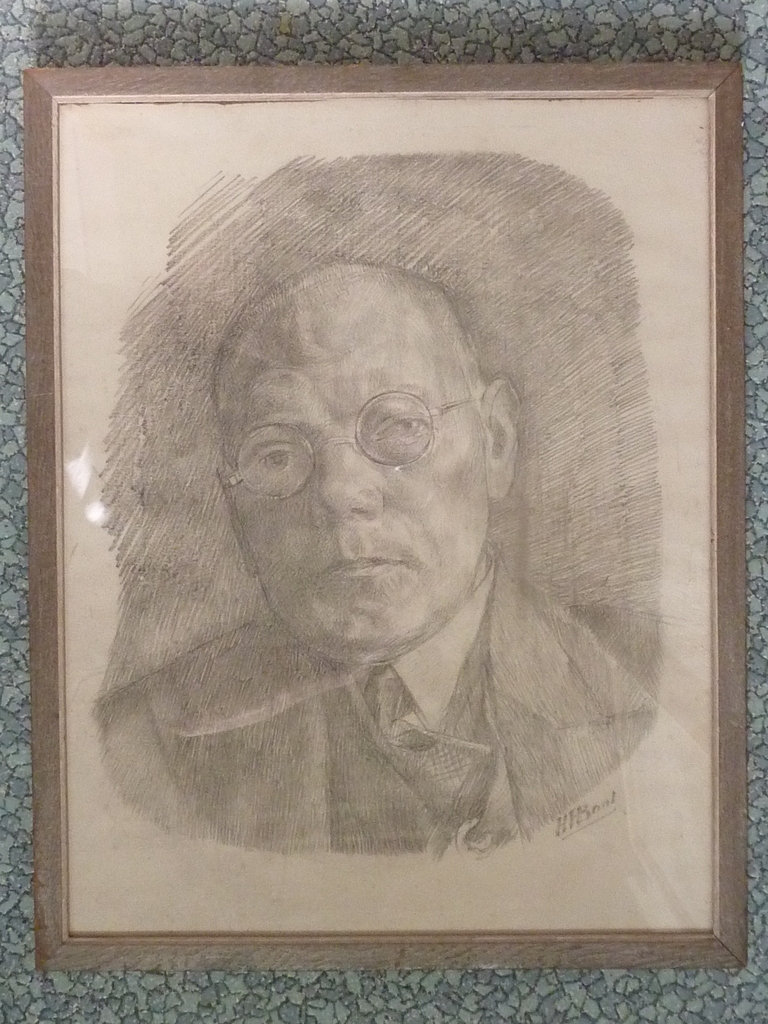 HENRI FRÉDERIC BOOT tekening "J. de B." + expositie sticker kopen? Bied vanaf 40!