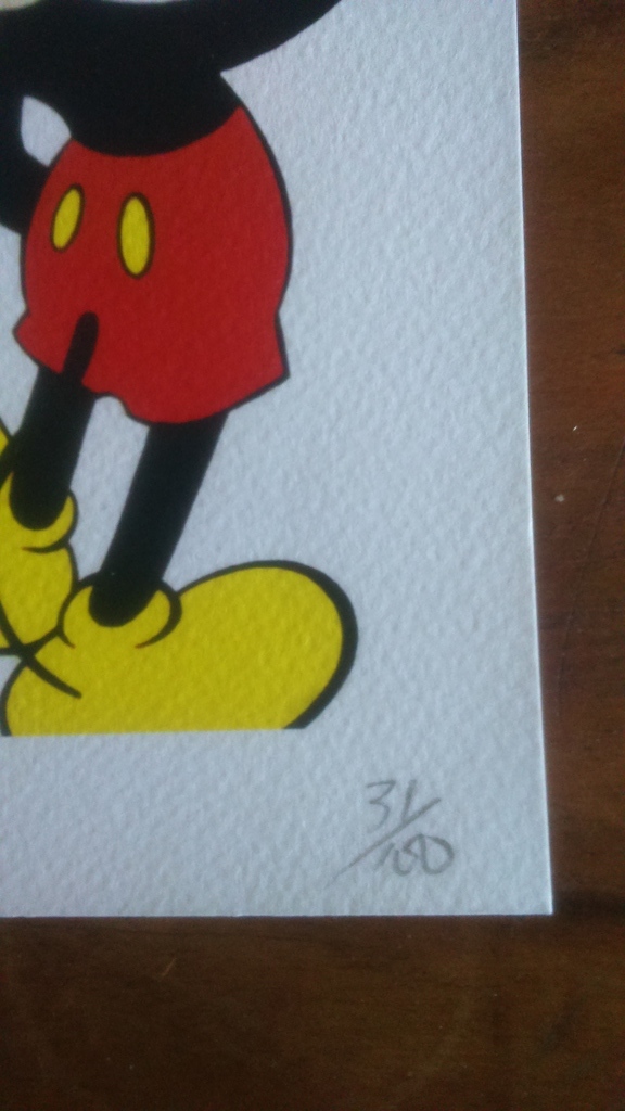 Death NYC large Fine Art Print Mickey with COA and Seal kopen? Bied vanaf 49!