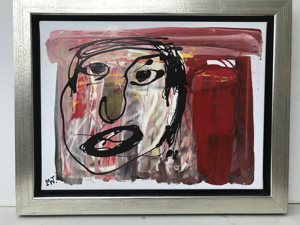 Martin van Wordragen: Schilderij, Tante Truus 2006 verkocht voor € 220!