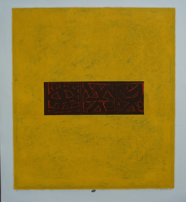 Sadik Kwaish Alfaji - gesigneerde zeefdruk - 1999 verkocht voor € 55!