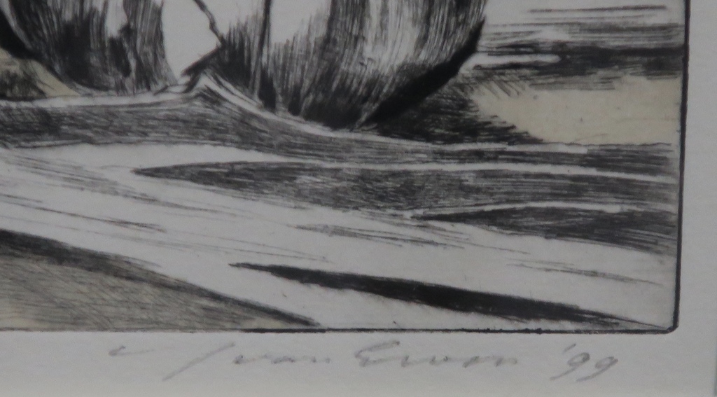 Jacques van Erven: Ets, Groenten -Ingelijst kopen? Bied vanaf 1!