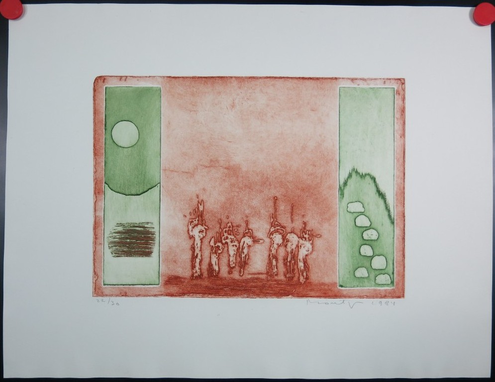 Jan Montyn: Ets, The persistence of memory III kopen? Bied vanaf 150!