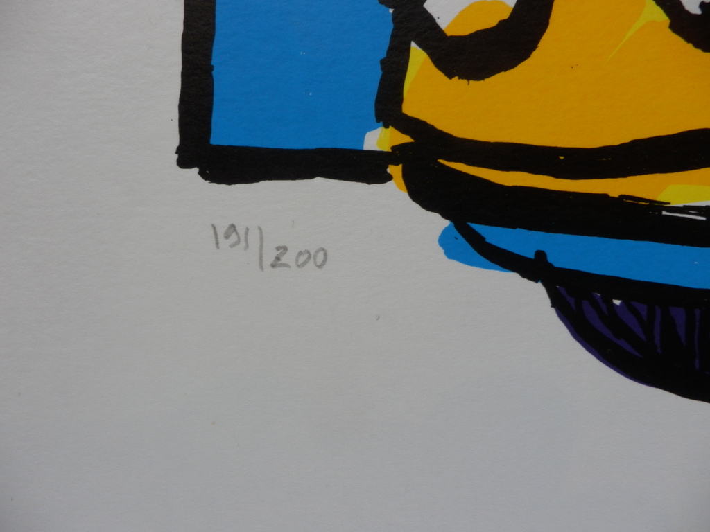 HERMAN BROOD  HANDGESIGNEERDE En Gelimiteerde ZEEFDRUK  BEETLE kopen? Bied vanaf 150!