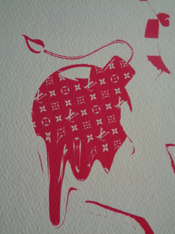 GROTE Fine Art Print,"Snow Drip", GESIGNEERD en COA, genummerd A/P of 1 t/m 100 kopen? Bied vanaf 1!
