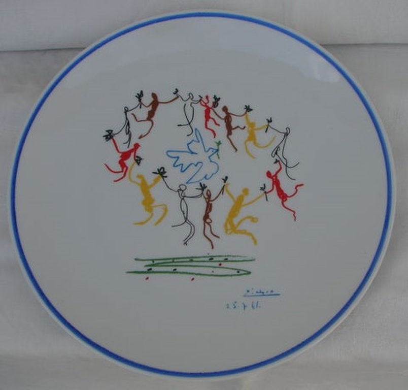 Pablo Picasso - Ronda de la juventud - genummerd Limoges porselein kopen? Bied vanaf 100!