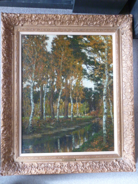 A.M. Gorter - olieverf - Herfststemming kopen? Bied vanaf 1250!